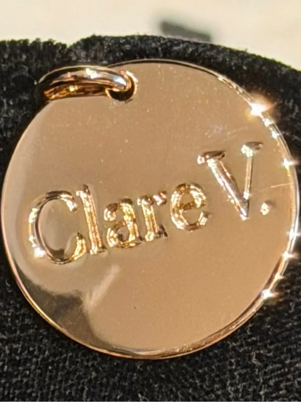 Clare V plush black